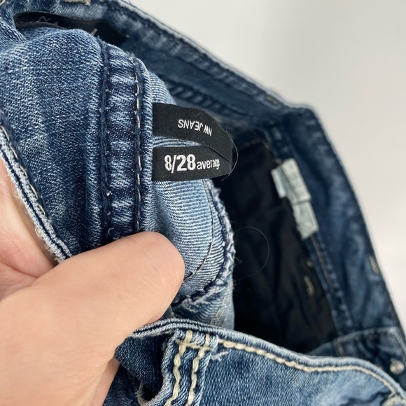 Nine West Annette bell bottom bootcut denim jeans 8/28 - Picture 7 of 7